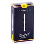 Vandoren Traditional Clarinet Reeds 3 Box of 10