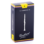 Vandoren Traditional Clarinet Reeds 4 Box of 10
