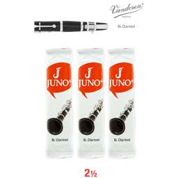 Juno Bb Clarinet Reeds 2.5 Pack of 3