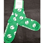 SASOCKS Saied Green Cotton Crew Socks
