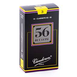 Vandoren 56 Rue Lepic Clarinet Reeds 3 Box of 10