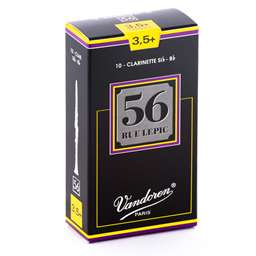 Vandoren 56 Rue Lepic Clarinet Reeds 3.5+ Box of 10