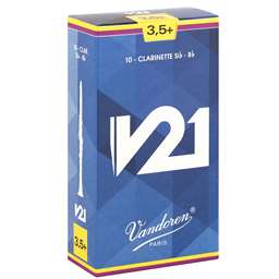 Vandoren V21 Clarinet Reeds 3.5+ Box of 10
