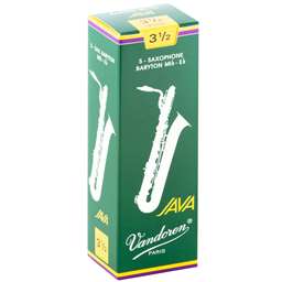 Vandoren Java Baritone Saxophone Reeds 3.5 Box of 5