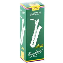 Vandoren Java Baritone Saxophone Reeds 2.5 Box of 5
