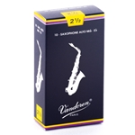 Vandoren Traditional Alto Saxophone Reeds 2.5 Box of 10