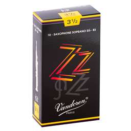 Vandoren ZZ Soprano Saxophone Reeds 3.5 Box of 10