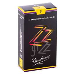 Vandoren ZZ Soprano Saxophone Reeds 3 Box of 10