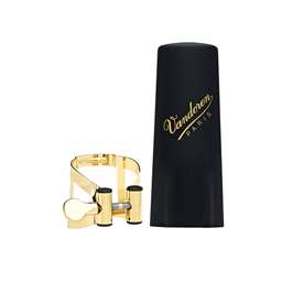 Vandoren LC57DP M|O Alto Saxophone Ligature and Cap Set Gold