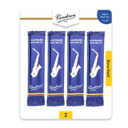 VA4AS2I Saied Reed Club - Vandoren Alto Sax #2 Initial Reed Subscription Pack