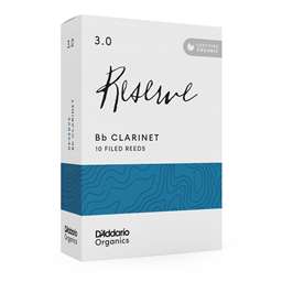 D'Addario Organic Reserve Bb Clarinet Reeds 3 Box of 10