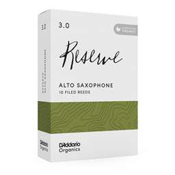 D'Addario Organic Reserve Alto Saxophone Reeds 3.0 Box of 10