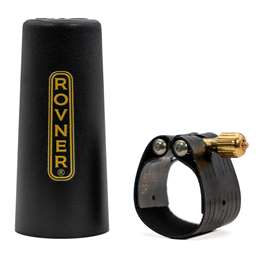 Rovner 2R Dark Tenor Saxophone Ligature with Cap