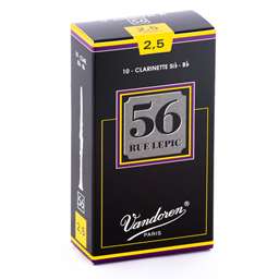 Vandoren 56 Rue Lepic Clarinet Reeds 2.5 Box of 10