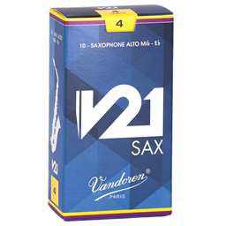 Vandoren V21 Alto Saxophone Reeds 4 Box of 10