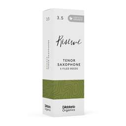 D'Addario Organic Reserve Tenor Saxophone Reeds 3.5 Box of 5