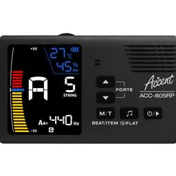 Accent Rechargeable Metronome/Tuner/Hygrometer w/Pickup Mic