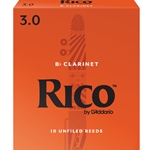 Rico Clarinet Reeds 3 Box of 10
