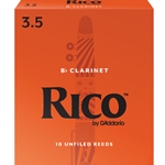 Rico Clarinet Reeds 3.5 Box of 10