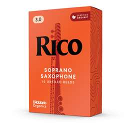 Rico Soprano Saxophone Reeds 3 Box of 10