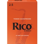 Rico Tenor Saxophone Reeds 2.5 Box of 10