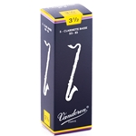 Vandoren Traditional Bass Clarinet Reeds 3.5 Box of 5