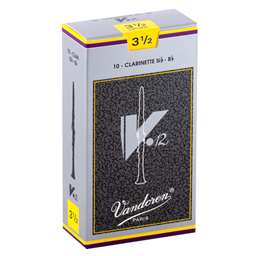 Vandoren V12 Clarinet Reeds 3.5 Box of 10