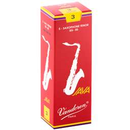 Vandoren Java Red Cut Tenor Saxophone Reeds 3 Box of 5