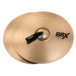 Sabian 18" B8X Marching Band Crash Cymbal Pair
