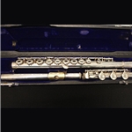 YAYFL382HLPGP Yamaha Flute Intermediate Gold Lip Open Hole Inline Low B