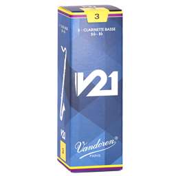 Vandoren V21 Bass Clarinet Reeds 3 Box of 5