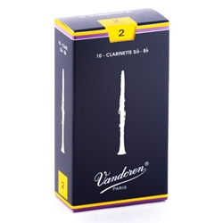 Vandoren Traditional Clarinet Reeds 2 Box of 10