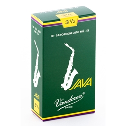 Vandoren Java Alto Saxophone Reeds 3.5 Box of 10