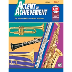 Accent On Achievement Book 1 Horn in F