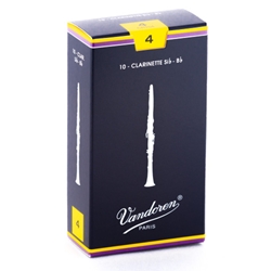 Vandoren Traditional Clarinet Reeds 4 Box of 10