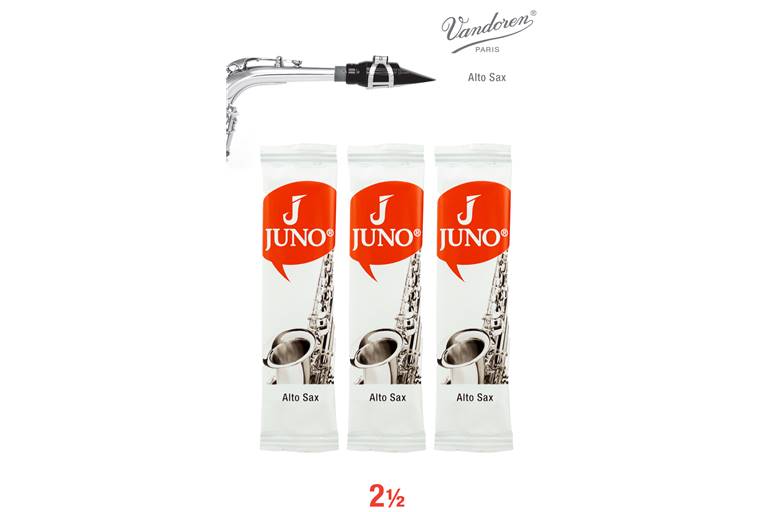 Juno Alto Saxophone Reeds 2.5 Pack of 3