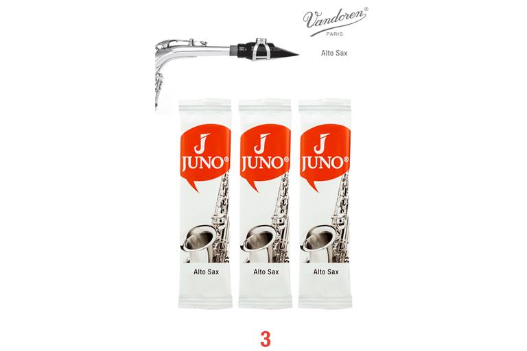 Juno Alto Saxophone Reeds 3 Pack of 3