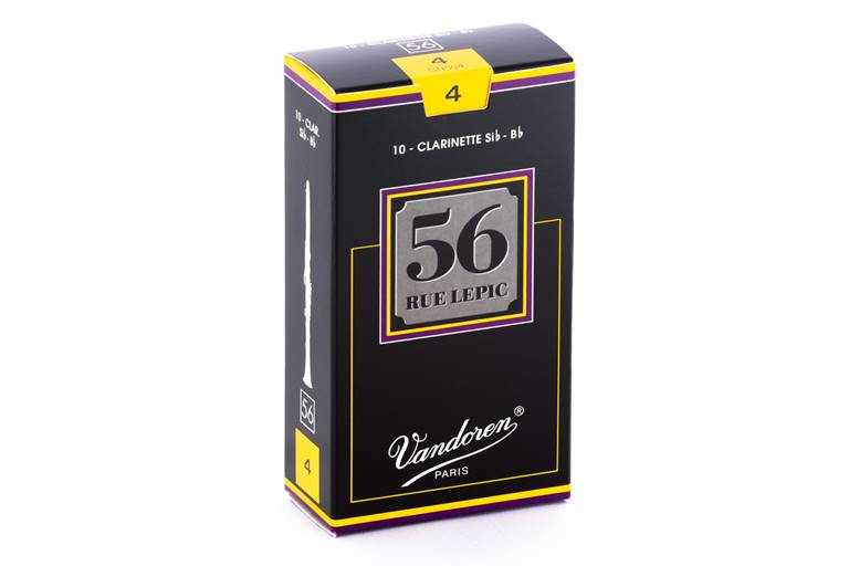 Vandoren 56 Rue Lepic Clarinet Reeds 4 Box of 10