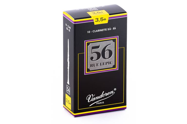 Vandoren 56 Rue Lepic Clarinet Reeds 3.5+ Box of 10