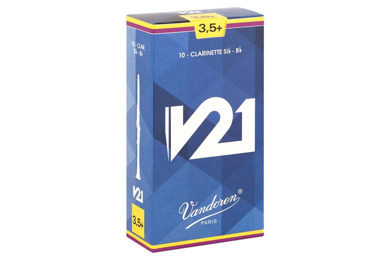 Vandoren V21 Clarinet Reeds 3.5+ Box of 10