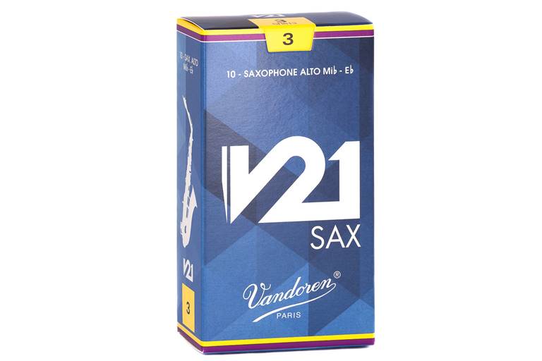 Vandoren V21 Alto Saxophone Reeds 3 Box of 10