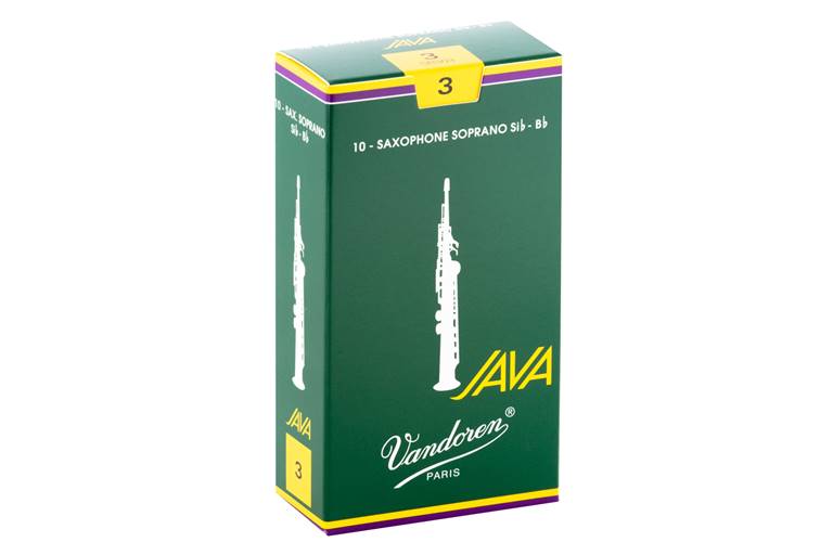 Vandoren Java Soprano Saxophone Reeds 3 Box of 10