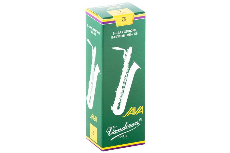 Vandoren Java Baritone Saxophone Reeds 3 Box of 5