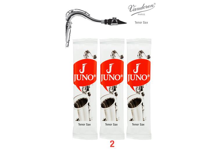 Juno Tenor Saxophone Reeds 2 Pack of 3