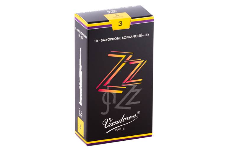 Vandoren ZZ Soprano Saxophone Reeds 3 Box of 10
