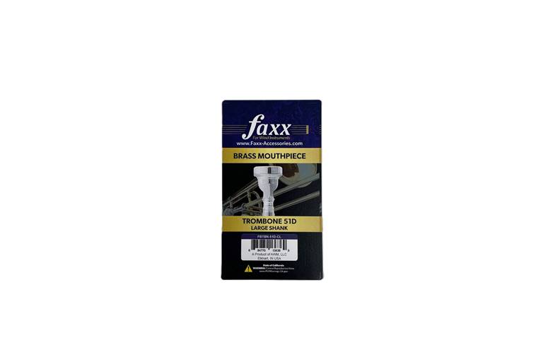 Faxx 51D Large Shank Trombone Mouthpiece