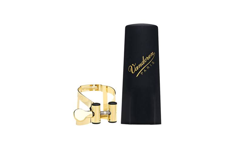 Vandoren LC57DP M|O Alto Saxophone Ligature and Cap Set Gold
