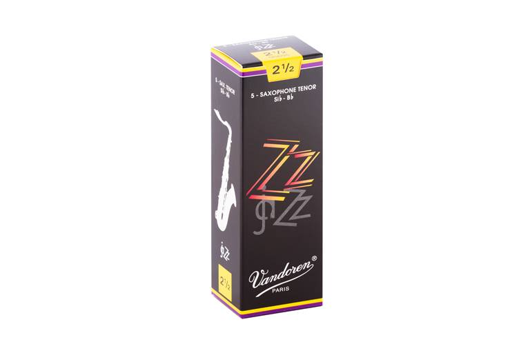 Vandoren ZZ Tenor Saxophone Reeds 2.5 Box of 5