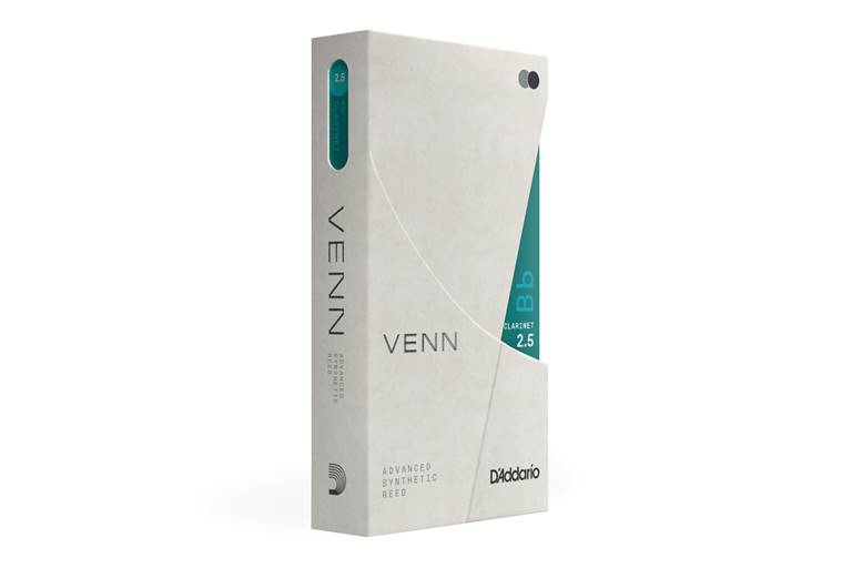 D'Addario Venn Synthetic Bb Clarinet Reed 2.5 Pack of 1