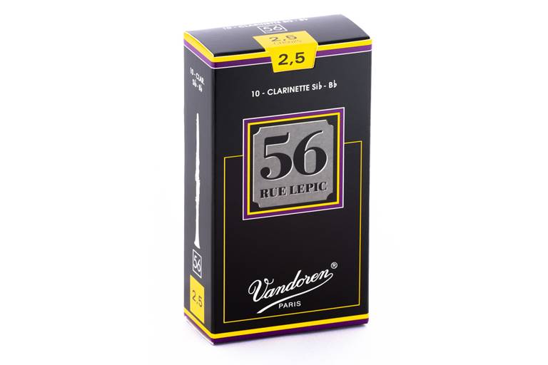 Vandoren 56 Rue Lepic Clarinet Reeds 2.5 Box of 10